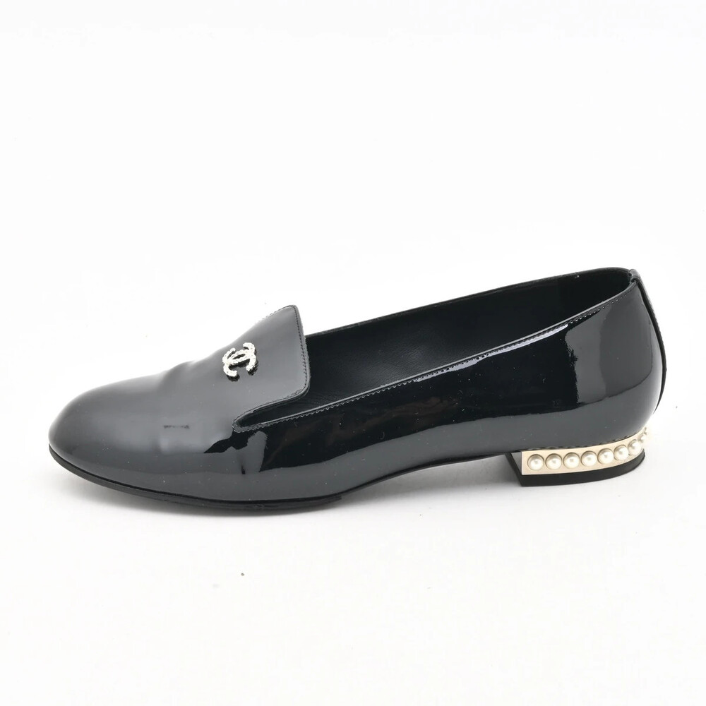 Chanel Opera Shoes Black Patent Leather #333808C65B